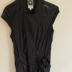 G-Star aviator biker dress blouse